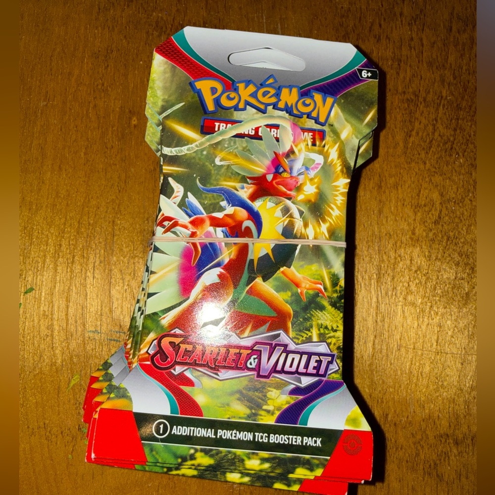 Pokemon Scarlet & Violet Base Set TCG Sleeved Booster Pack BNWT